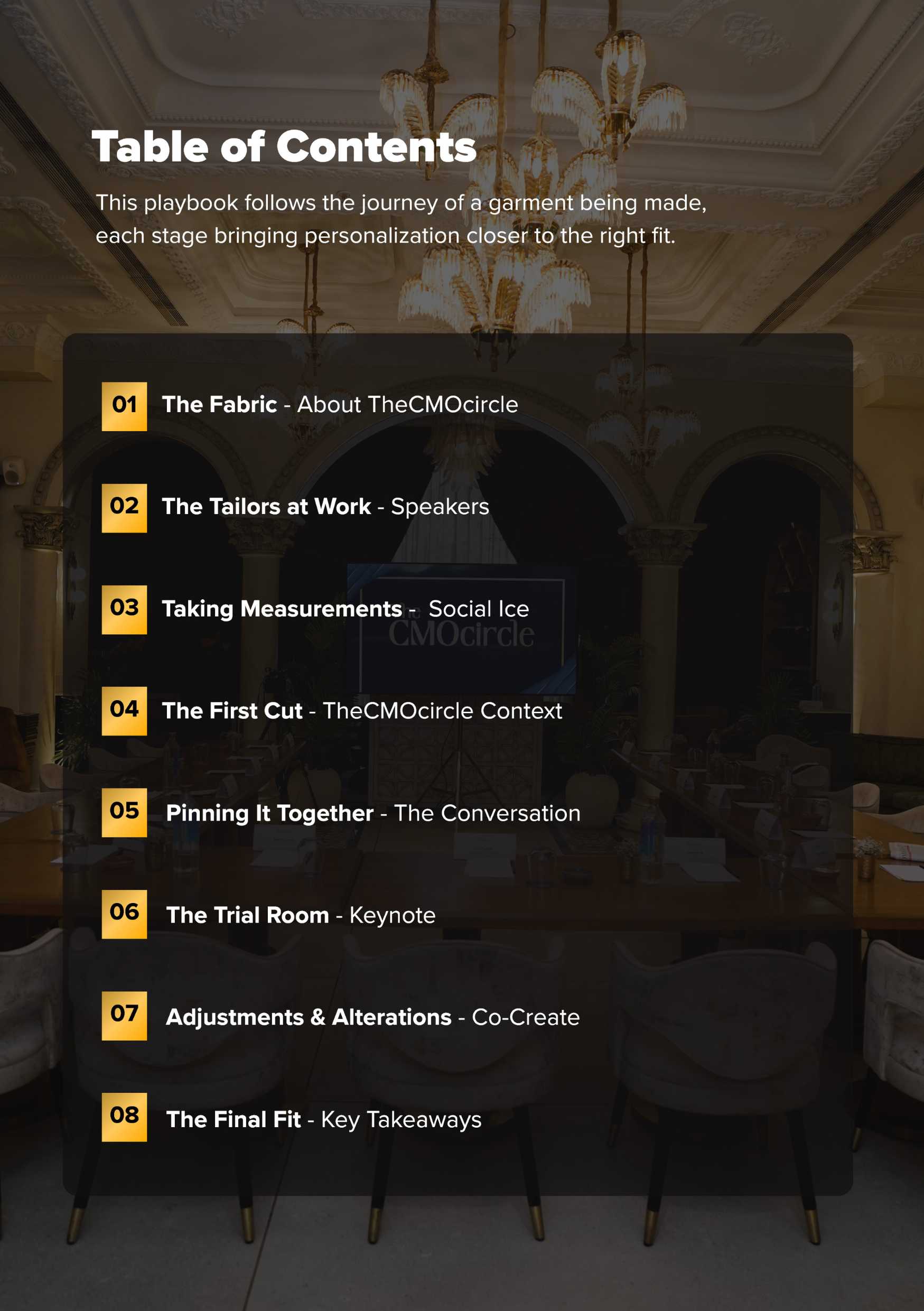 Playbook page